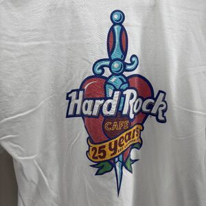 Vintage Hard Rock Cafe London Shirt Mens XL 25 Year Anniversary Made In USA